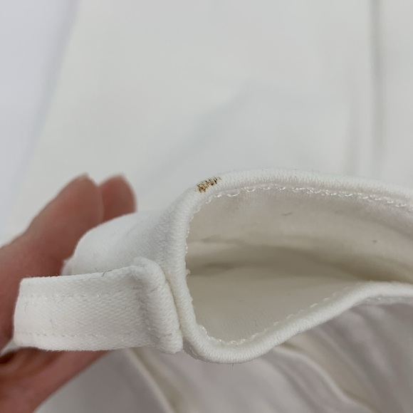 Madewell Mid-rise Kick out ankle jeans white denim bootcut flare women 28 - Picture 9 of 9